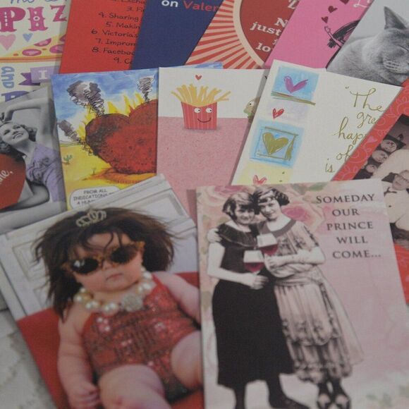 Valentines Day Cards 15 Various Brand New with Envelopes - Picture 4 of 13